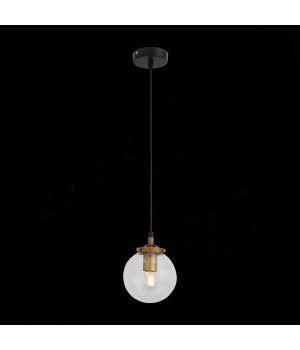 SL234.403.01 Подвес ST-Luce Черный, Золото/Прозрачный E27 1*40W VARIETA-foto2