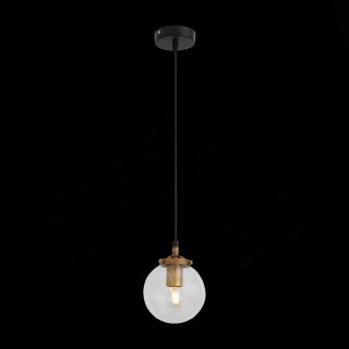 SL234.403.01 Подвес ST-Luce Черный, Золото/Прозрачный E27 1*40W VARIETA-foto2