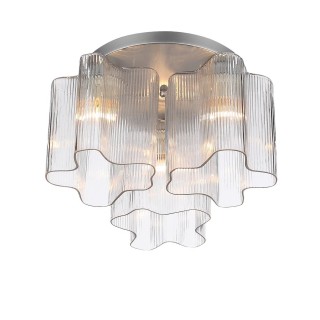 SL117.102.03 Люстра потолочная ST-Luce Серебристый/Прозрачный E27 3*60W ONDE-foto2