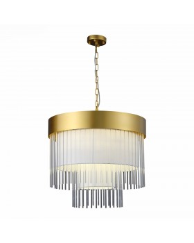 SL1352.203.09 Люстра подвесная ST-Luce Золотистый/Белый, Прозрачный E14 9*40W Aversa-foto6