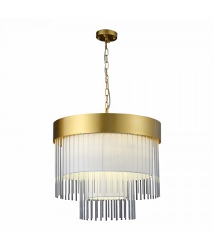 SL1352.203.09 Люстра подвесная ST-Luce Золотистый/Белый, Прозрачный E14 9*40W Aversa-foto6