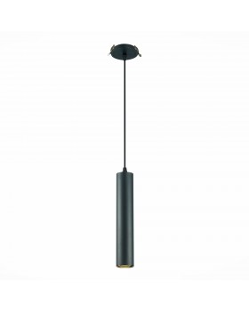 ST151.408.01 Встраиваемый  подвес Черный GU10 1*50W  IP20 D54xH290 220V Без ламп ST151