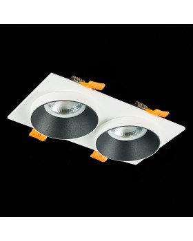 ST206.528.02 Св-к встр. Белый GU10 2*50W IP20 L175xW92xH38 220V Без ламп CHOMIA-foto5