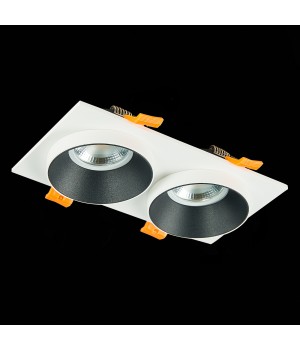 ST206.528.02 Св-к встр. Белый GU10 2*50W IP20 L175xW92xH38 220V Без ламп CHOMIA-foto5