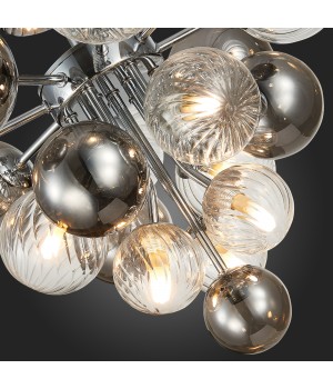 SL1124.102.10 Люстра потолочная ST-Luce Хром/Дымчатый,Прозрачный G9 10*5W (из 2-х коробок) VINETTO-foto12