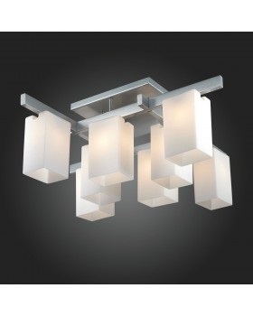 SL541.102.08 Люстра потолочная ST-Luce Никель/Белый E27 8*40W CASET-foto3