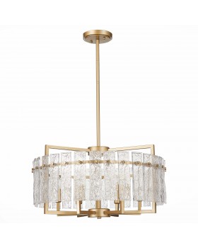 SL1632.203.06 Люстра подвесная ST-Luce Шампань/Прозрачный E14 6*60W MIRA-foto2