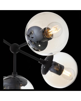 SL549.402.09 Люстра потолочная ST-Luce Черный/Янтарный E27 9*40W STAMPO-foto6