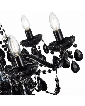 SL642.403.06 Люстра подвесная ST-Luce Черный, Хром/Черный E14 6*40W ODILIA-foto3