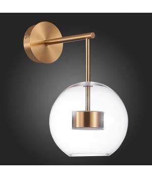 SL1133.201.01 Бра ST-Luce Латунь/Прозрачный LED 1*14W 3000K BOPONE-foto6
