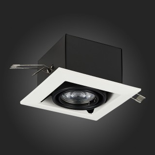 ST250.548.01 Св-к встр. Черный GU10 1*50W  L126xW126xH70 220V Без ламп HEMI-foto8