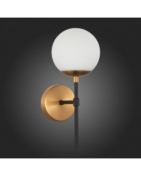 SL1203.401.01 Бра ST-Luce Бронза,Черный/Белый E27 1*40W LIMANO-foto6