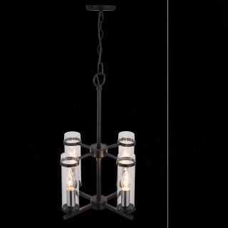 SL334.403.04 Люстра подвесная ST-Luce Черный, Никель/Прозрачный E14 4*60W BICHERO-foto8