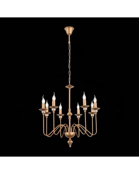 SL186.203.08 Люстра подвесная ST-Luce Латунь, Прозрачный E14 8*40W NOVENTO-foto4