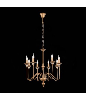 SL186.203.08 Люстра подвесная ST-Luce Латунь, Прозрачный E14 8*40W NOVENTO-foto4