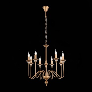 SL186.203.08 Люстра подвесная ST-Luce Латунь, Прозрачный E14 8*40W NOVENTO-foto4