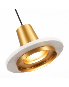 SL1212.203.01 Подвес ST-Luce Латунь/Ланунь, Белый LED 1*12W 3000K OLTARNO-foto3