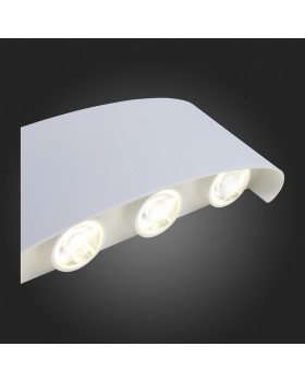 SL089.501.08 Светильник уличный настенный ST-Luce Белый кварцевый LED 8*1W 4000K BISELLO-foto4