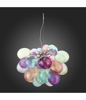 SL432.153.12 Светильник подвесной ST-Luce Хром/Разноцветный G9 12*5W SOSPIRO-foto9