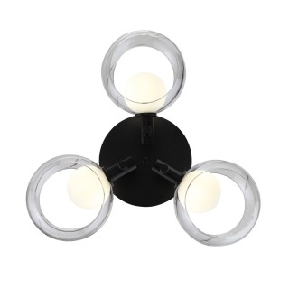 SL1483.402.03 Светильник потолочный ST-Luce Черный/Прозрачный, Белый G9 3*5W ELLETO-foto12