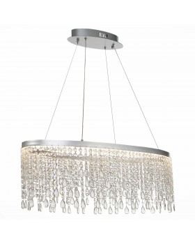 SL6201.103.37 Люстра подвесная ST-Luce Серебристый/Прозрачный LED 1*37W 3000K/4000K/6000K VEGA-foto3