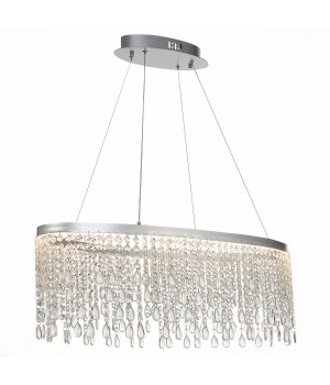 SL6201.103.37 Люстра подвесная ST-Luce Серебристый/Прозрачный LED 1*37W 3000K/4000K/6000K VEGA-foto3