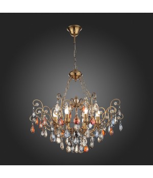 SL421.303.08 Люстра подвесная ST-Luce Бронза/Мульти E14 8*40W VIANETA-foto5