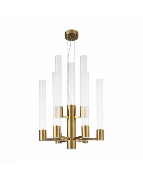 SL1229.303.09 Люстра подвесная ST-Luce Латунь/Прозрачный GU10 9*5W Terni-foto2