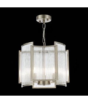 SL1234.103.03 Люстра подвесная ST-Luce Никель/Прозрачный, Никель E14 3*60W Cosenza-foto5
