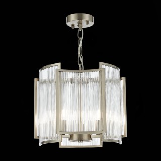 SL1234.103.03 Люстра подвесная ST-Luce Никель/Прозрачный, Никель E14 3*60W Cosenza-foto5