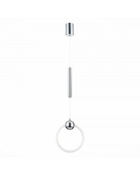 SL1578.103.01 Подвес ST-Luce Хром/Белый,Хром LED 1*15W 3000K GIERA-foto2