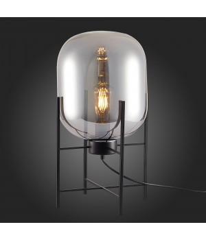 SL1050.704.01 Прикроватная лампа ST-Luce Черный/Дымчатый E27 1*40W BURASCA-foto5