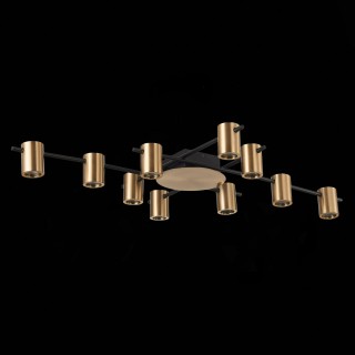 SL1207.402.10 Светильник потолочный ST-Luce Черный/Латунь GU10 10*7W VEROLI-foto4