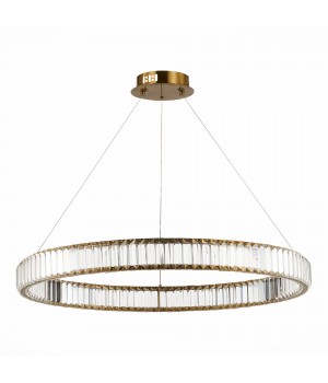 SL1622.383.01 Люстра подвесная ST-Luce Латунь/Прозрачный LED 1*52W 4000K TIVOLI-foto2