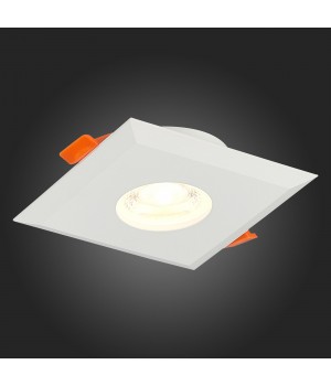 ST204.508.01 Св-к встр. Мат. белый GU10 1*50W L94xW94xH25 220V Без ламп QUOSIS-foto7