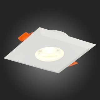 ST204.508.01 Св-к встр. Мат. белый GU10 1*50W  L94xW94xH25 220V Без ламп QUOSIS-foto7