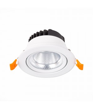 ST211.538.10.36 Св-к встр. Белый LED 1*10W 3000K 750Lm Ra80 36° IP20 D109xH65 220-240V MIRO-foto2