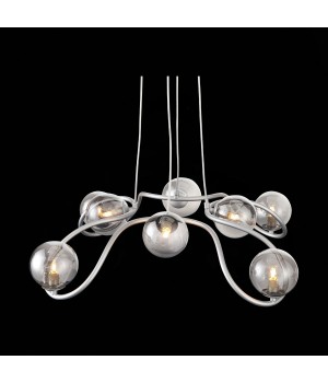 SL1502.103.08 Светильник подвесной ST-Luce Хром/Дымчатый G9 8*5W LEGATEZZA-foto8