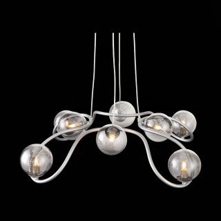 SL1502.103.08 Светильник подвесной ST-Luce Хром/Дымчатый G9 8*5W LEGATEZZA-foto8