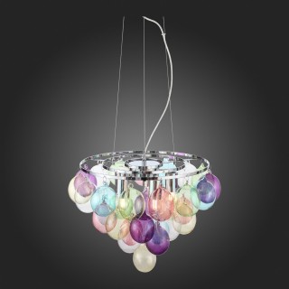 SL432.153.05 Светильник подвесной ST-Luce Хром/Разноцветный E27 5*60W SOSPIRO-foto12