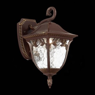 SL083.701.01 Светильник уличный настенный ST-Luce Кофейный/Кофейный, Прозрачный E27 1*60W CHIANI-foto4
