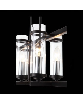 SL334.403.07 Люстра подвесная ST-Luce Черный, Никель/Прозрачный E14 7*60W BICHERO-foto7