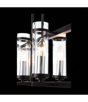 SL334.403.07 Люстра подвесная ST-Luce Черный, Никель/Прозрачный E14 7*60W BICHERO-foto7