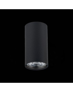 ST110.407.01 Светильник потолочный Мат. черный GU10 1*50W D54xH100 220V Без ламп SIMPLUS-foto4