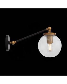 SL234.411.01 Бра ST-Luce Черный, Золото/Прозрачный E27 1*40W VARIETA-foto4