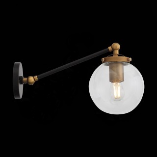 SL234.411.01 Бра ST-Luce Черный, Золото/Прозрачный E27 1*40W VARIETA-foto4