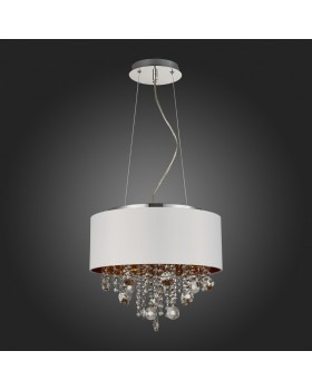 SL1350.503.04 Светильник подвесной ST-Luce Хром/Белый, Золотистый, Прозрачный E14 4*40W LACCHIA-foto5