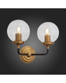 SL234.401.02 Бра ST-Luce Черный, Золото/Прозрачный E27 2*40W VARIETA-foto8