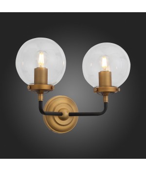 SL234.401.02 Бра ST-Luce Черный, Золото/Прозрачный E27 2*40W VARIETA-foto8