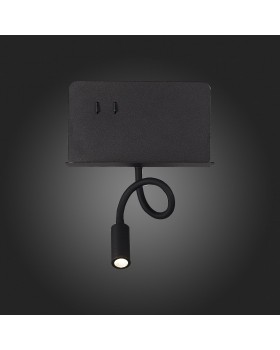 SL1576.401.02 Светильник настенный ST-Luce Черный/Черный LED 2*3W 4000K PINAGGIO-foto3